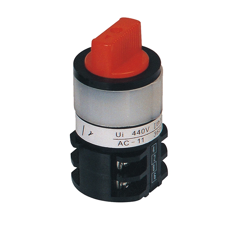 10A Center Hole Mounting Three Positions Cam Switch