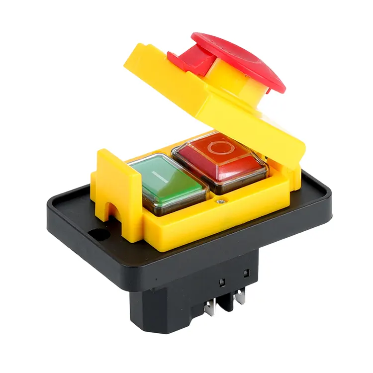 16A Medium Big Panel Emergency Stop Cover Electromagnetic Switch