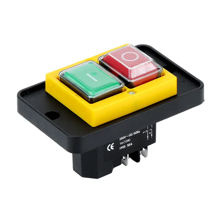 16A Panel Mounted Push Button Electromagnetic Switch