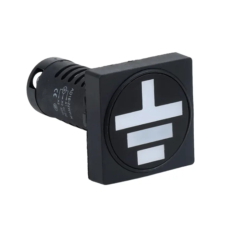 22mm Mounting Hole Size Square Type Position Indicator Light AD16-22W