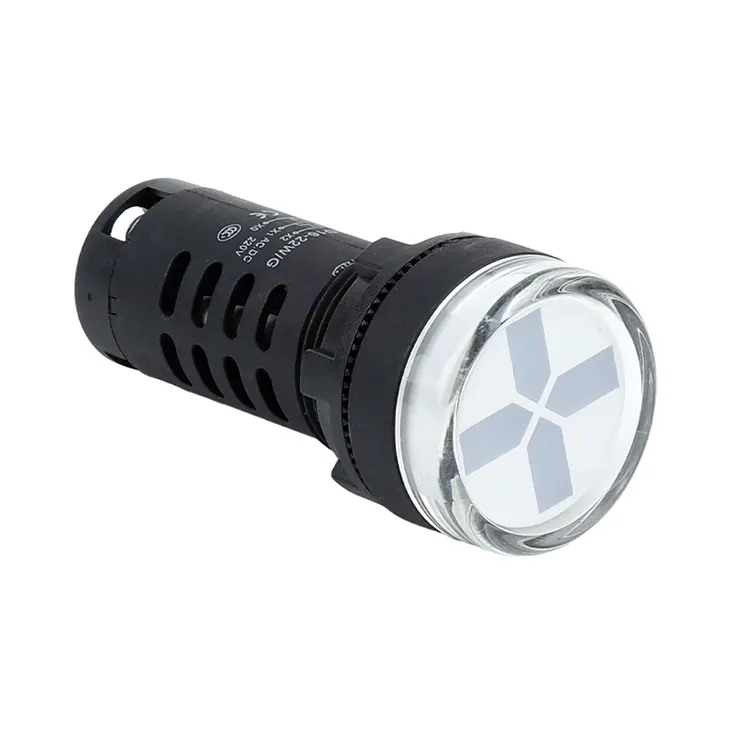 22mm Mounting Hole Size White Type Position Indicator Light AD16-22W