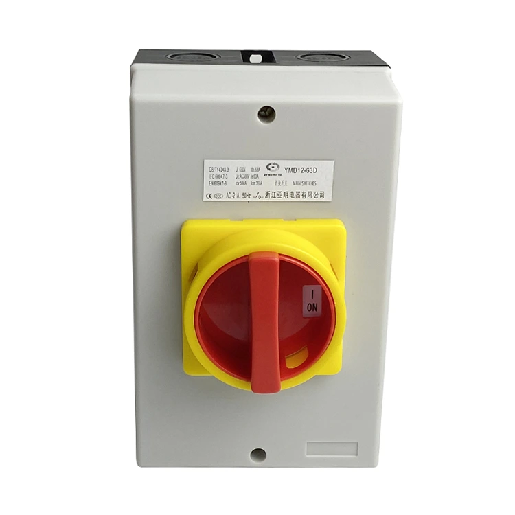 Changeover Rotary Cam Switch With Waterproof Box