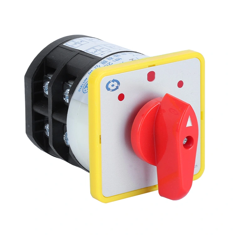 25A Manual Knob Control Rotary Changeover Switch