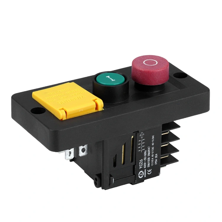 400V 12A With Rocker Switch Push Button Electromagnetic Switch