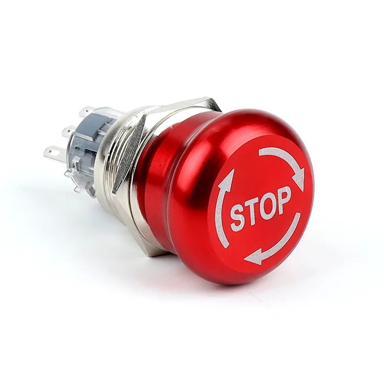 Emergency Stop Metal Push Button Switch