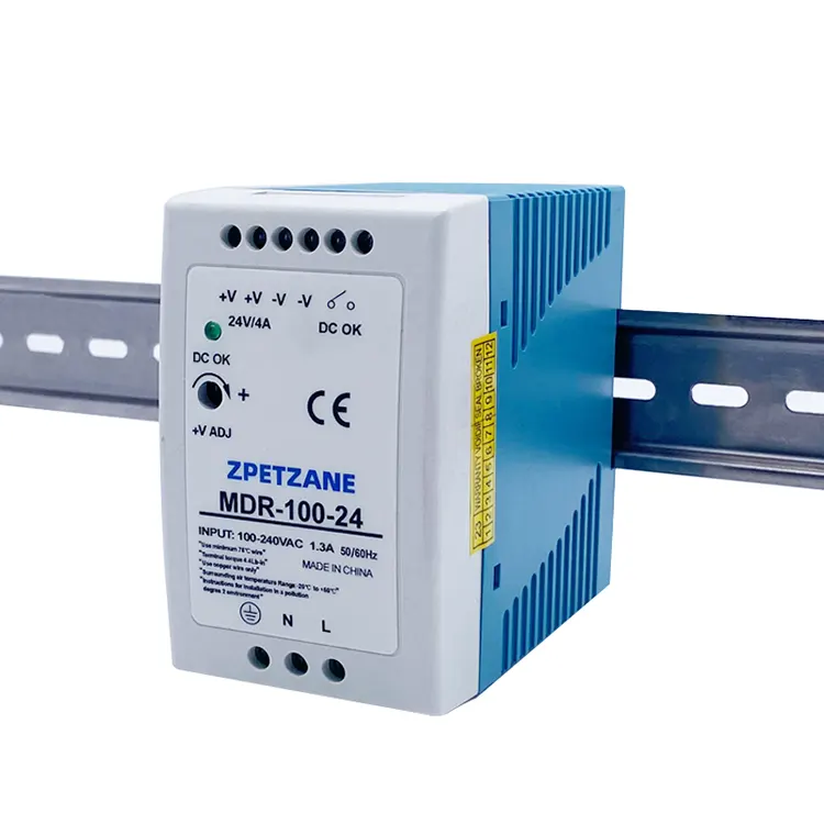 MDR-100W DIN Rail Mounted Switch Power Supply