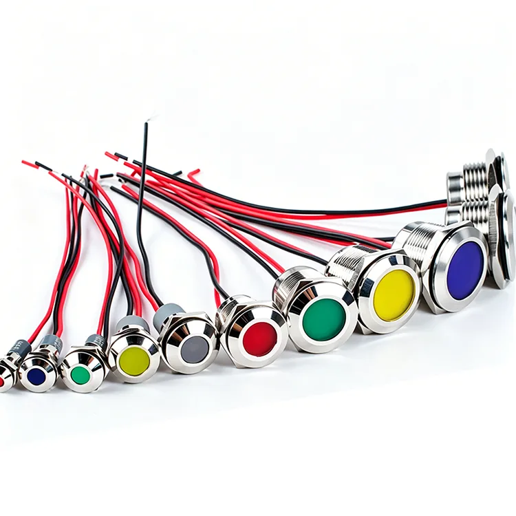 Metal Indicator Light With Wire